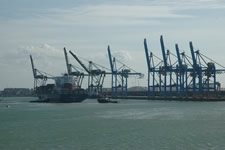 Zeebrugge, vue du port