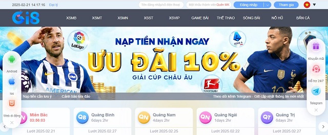Giao diện Gi8