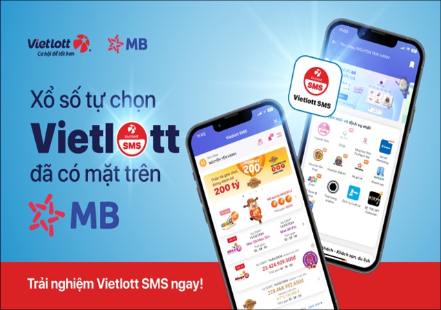 Các bước mua vé Vietlott trên MB Bank