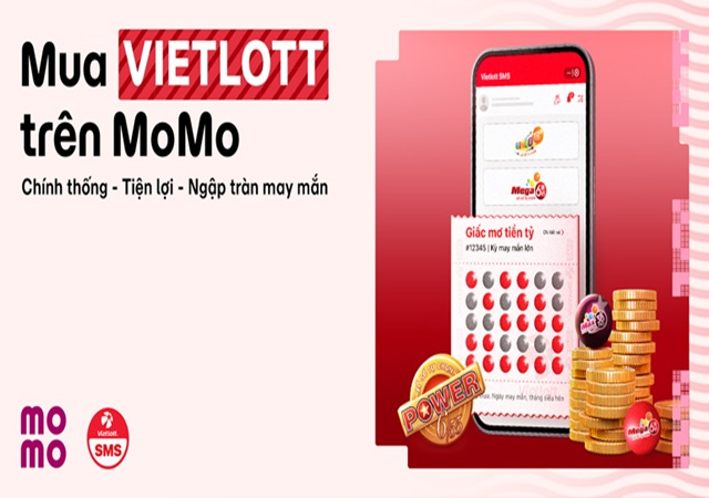 Cách mua Vietlott trên app Momo