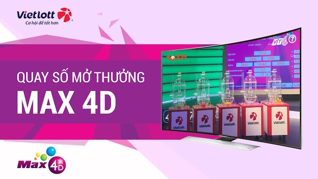 Kết quả xổ số Max 4D được triển khai mỗi 18h00 hàng ngày Kết quả xổ số Max 4D được triển khai mỗi 18h00 hàng ngày